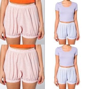 (2) American apparel bloomers